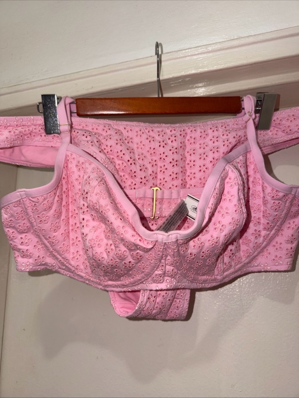Victoria's Secret Pink Eyelet Bikini Set